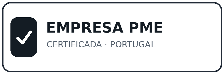 Empresa PME certificada em Portugal