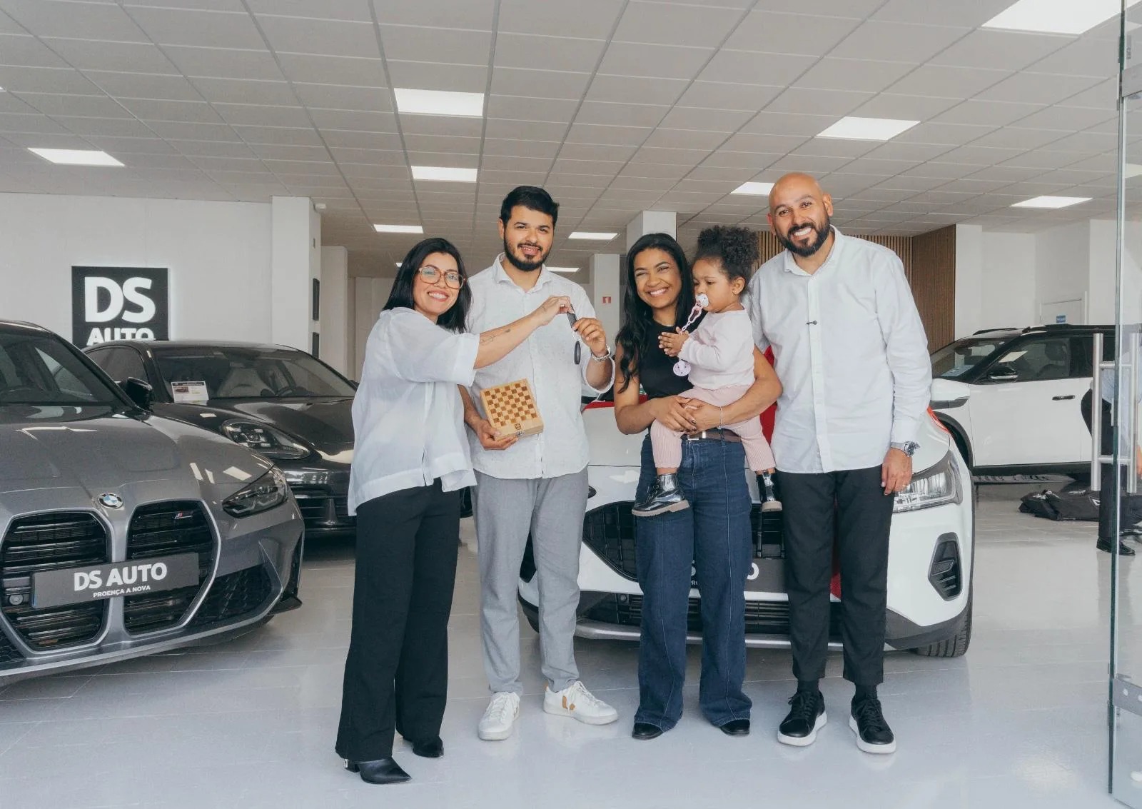 Entrega de viatura com a equipa SG Motors